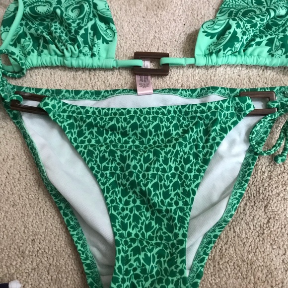 Victoria's Secret Swim Vintage Vs Triangle Halter Classic String